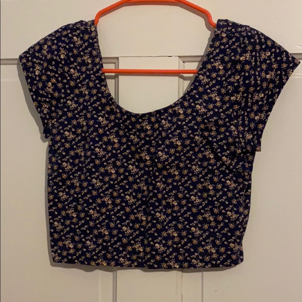 Charlotte Russe floral crop top
